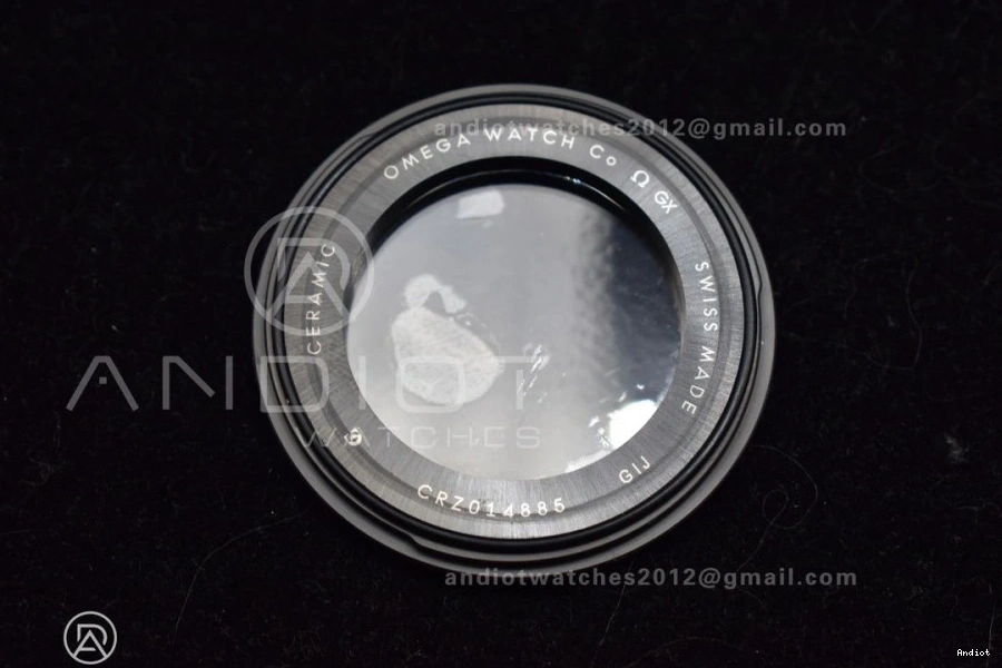 Seamaster Black VSF 43.5mm 1:1 Rubber Black Ceramic Dial Best 300m on Black A8806 Edition Strap 1228